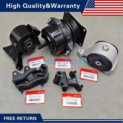 New ！5× Motor&Trans Mount For 06-08 Honda Pilot 4WD 3.5L/03-06 Acura MDX 3.5L Foto 1 de 4