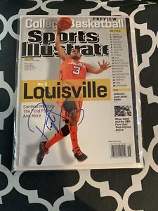 Louisville Cardinals Basketball Peyton Siva Signed Sports Illustrated 2012 Read