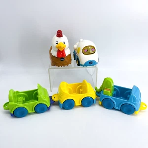 VTECH STEM LEARNING TOYS-SINGING TALKING AIRPLANE/ROOSTER & 3 CAR PULL TRAIN - Picture 1 of 9