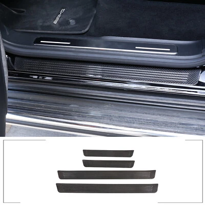 Tira umbral de umbral de puerta de fibra de carbono para Mercedes Benz Clase G W464 G63 G500 Foto 1 de 4