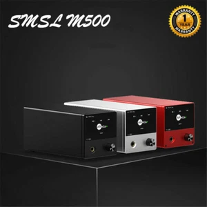 SMSL M500 Headphone Amplifier DSD DAC Decoder For MQA ES9038PRO XU216 Red x-top - Picture 1 of 3