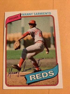 #21 Manny Sarmiento 1980 Topps Baseball Card Cb20 - Image 1 of 2