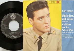 ELVIS PRESLEY WOODEN HEART & TONIGHTS ALL RIGHT FOR LOVE DANISH GERMAN 45+PS `60 - Bild 1 von 2