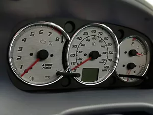 For Daihatsu Terios 2000-2005 Polished aluminum rings for the instrument cluster - Imagen 1 de 6