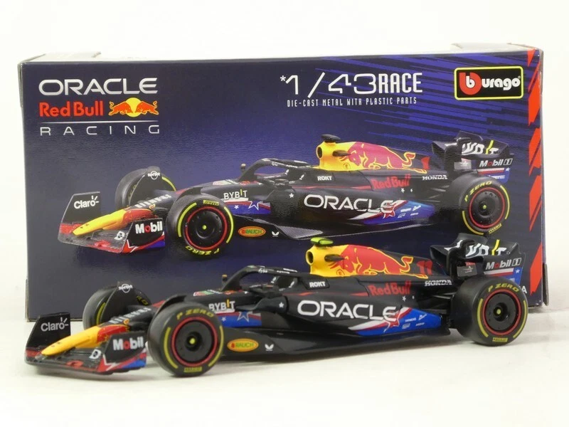 BURAGO BU38082-P-AUSTIN RED BULL - F1 RB19 TEAM ORACLE RED BULL RACING N 11 4th