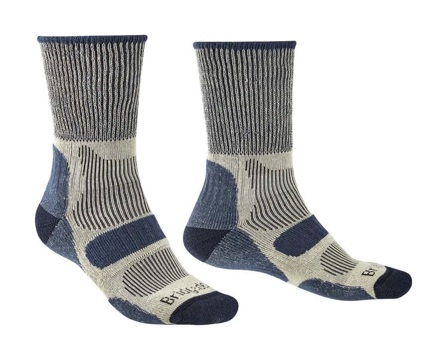 Bridgedale Coolmax Comfort Boot Socks 710510/464 Indigo Size Large