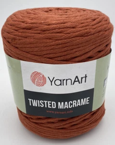 YarnArt Twisted Macrame Cord Rope - 4mm - 1 x 500g Roll - 785 Terracotta - Picture 1 of 8