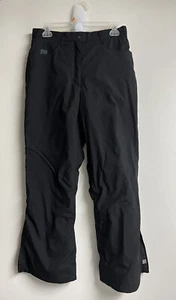 Fera Schnee Ski Snowboard Hose Damen 10S Reißverschlusstasche Gummizug ZipKnöchel gefüttert schwarz - Bild 1 von 6