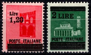 LEUTNANT 1945 - Zerstörte Denkmäler überdruckt (MNH**) - Bild 1 von 2