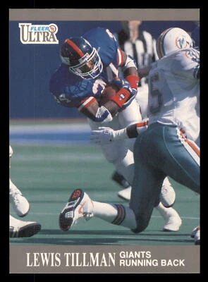 Lewis Tillman 1991 Ultra #225 New York Giants - Image 1 of 2