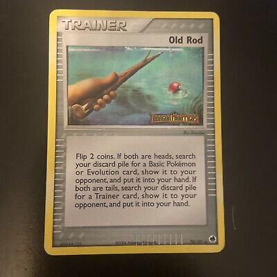 Pokemon Old Rod 78/101 EX Dragon Frontiers Stamped Holo