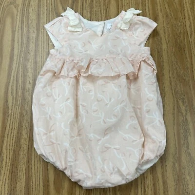 Jillian's Armario Bebé Niña Una Pieza Volantes Estampado Rosa Talla 18M Usado Foto 1 de 4