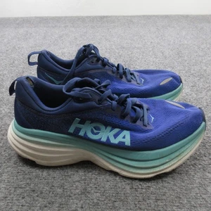 Hoka Bondi 8 Shoes Womens Size 8 Blue Green Running Max Cushion Road Sneakers - Picture 1 of 23