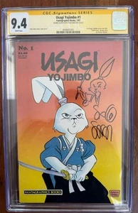Usagi Yojimbo #1 Signed And Sketch By Stan Sakai CGC 9.4 - Picture 1 of 2