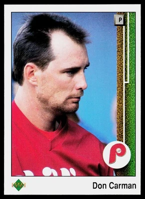 1989 Upper Deck #409 Don Carman - NM+ - Image 1 of 2