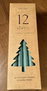 NUEVO EN CAJA PADDYWAX 12 días una cuenta regresiva para Navidad mini juego de velas cónicas - Imagen 1 de 4