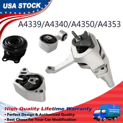 Engine Motor&Trans. Mount Kit for Nissan Altima 2007 2008-2016 2.5L CVT Auto X4 Foto 1 de 4