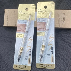 Pack of 2 L'Oreal Paris Age Perfect Magnifying Brow Pencil , Blonde 200 - Picture 1 of 3