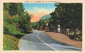 Tarjeta postal Bat Cave N.C. autopista 74 K679 - Imagen 1 de 2