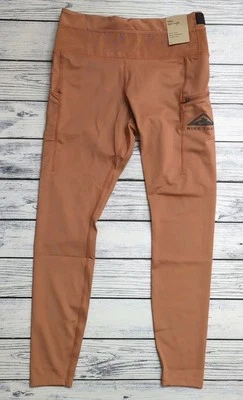Nike Epic Luxe Mid-Rise Pocket Trail Running Leggings Mineral Clay Medium 12-14 - Image 1 of 4