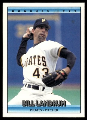 1992 Donruss #221b Bill Landrum Leaf, Inc - Image 1 of 2