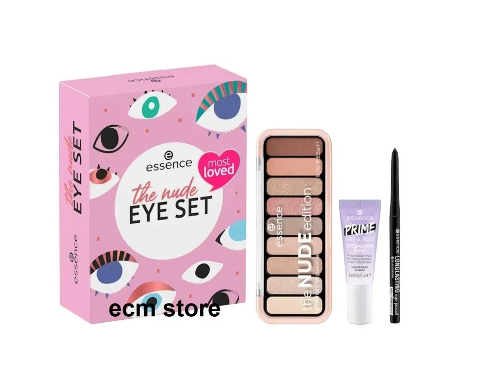 Essence The Nude Eye Set Palette Lidschatten, Augenstift, Base Prime/EBVV - Bild 1 von 1