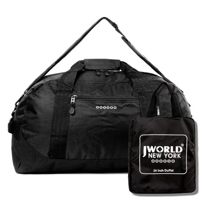 Bolso de Lona Lawrence Sport and Travel, Negro, 36" Foto 1 de 4