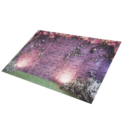 7X5Ft Blumen Wand Fotografie Kulissen Backstein Hintergrund  Studio4136 - Bild 1 von 4