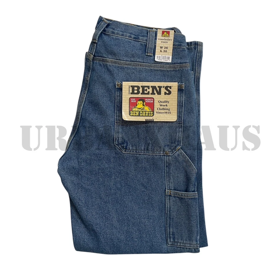 BEN DAVIS MEN'S CARPENTER JEANS (30 to 50) - Image 1 of 1
