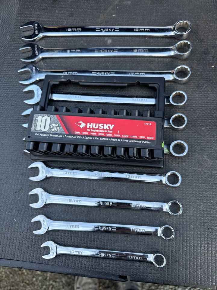 Husky Tools USA By Williams Snapon 47610 10pc Metric Combination Wrench Set 10mm - Image 1 of 4