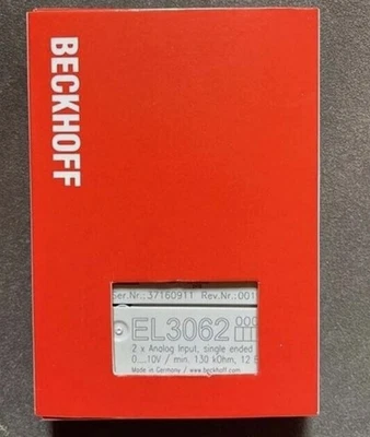 New In Box Beckhoff EL3062 PLC Module EL3062 EL3062 Free shipping - Image 1 of 4