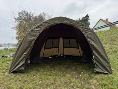 Trakker Tempest Brolly 100T Social Cap, Extension | komplett mit Zubehör - Bild 1 von 4