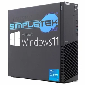 Lenovo M92 i5 Windows 11 Pro 8GB 240GB Desktop Computer RS232 Serial Com ( - Picture 1 of 4