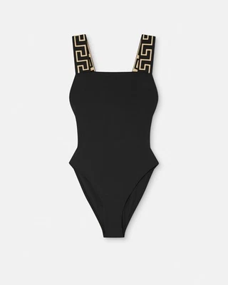 Versace GRECA BORDER ONE-PIECE SWIMSUIT Size US S - Image 1 of 4