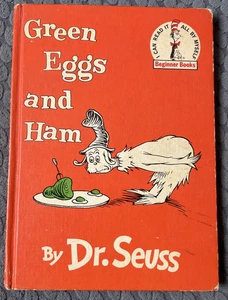 Green Eggs And Ham by Dr Seuss First Book Club Edition Printing Vintage 1960 HC - Imagen 1 de 8