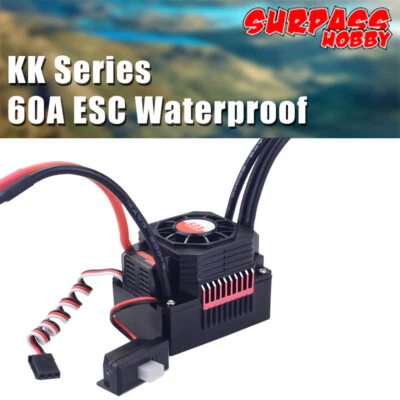 SurpassHobby 60A ESC Waterproof Drehzahlregler für 1/10 1/12 RC Car 3660 Motor - Bild 1 von 4