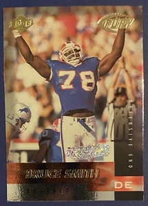 1999 Collector's Edge Fury Preview Galvanized Bruce Smith #125 HOF - Picture 1 of 2