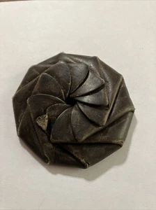 Monedero plegable estilo roseta de cuero vintage - Imagen 1 de 6