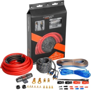 4 Gauge Amp Kit True 4 AWG Amplifier Installation Wiring Amp Kit Install Cables - Picture 1 of 12