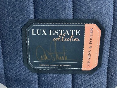 STEARNS & FOSTER LUX ESTATE QUEEN ULTRA FIRM 14.5" MATTRESS NEW CLEARANCE - Image 1 of 4