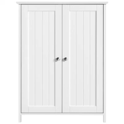 Bathroom Floor Cabinet w/ Double Door & Adjustable Shelves,Free-Standing Storage - Image 1 of 4