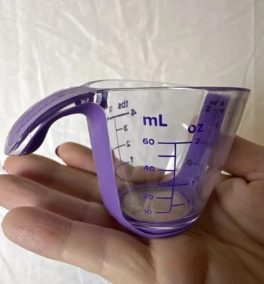 Mini Measuring Cup Kids Kitchen Play Pretend Child Food Replacement Purple - Image 1 of 4