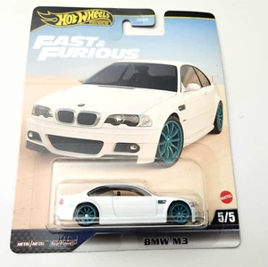 Hot Wheels BMW M3 White #5 5/5 - 2024 Fast & Furious - Picture 1 of 1