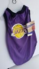 Los Angeles Lakers Dog purple shirt LA jersey clothing NBA pet product S,M,L NWT