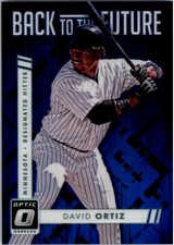 2016 Donruss Optic Back to the Future Blue #15 David Ortiz 