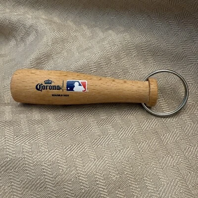Corona x MLB Bate de Béisbol Cerveza Abridor de Botellas Llavero NUEVO Madera Metal Foto 1 de 4