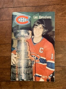 Guía de medios Montreal Canadiens 1977-78 - ¡RARO Y VINTAGE NHL! - Imagen 1 de 2
