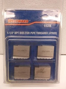 New Pipe Threading Dies 1-1/4" Pack of 4 (B7S) - Picture 1 of 3