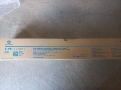 Genuine Konica A3VX450 TN619C Cyan Toner for C2060 C2070 C3070 C3080 C4070 TN619 - image 1 of 4