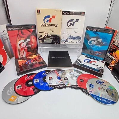 Lot 6 Gran Turismo 1 2 3 4 4P Tokyo Set PS1 PS2 PlayStation Japan CIB Complete - Image 1 of 4